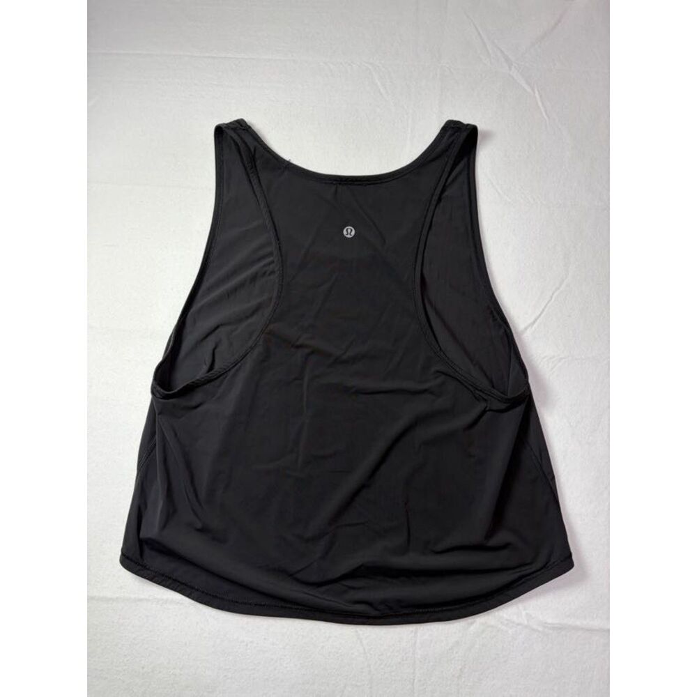 Lululemon Black Essential Athletic Racerback Tank Top Clean Girl Women Medium